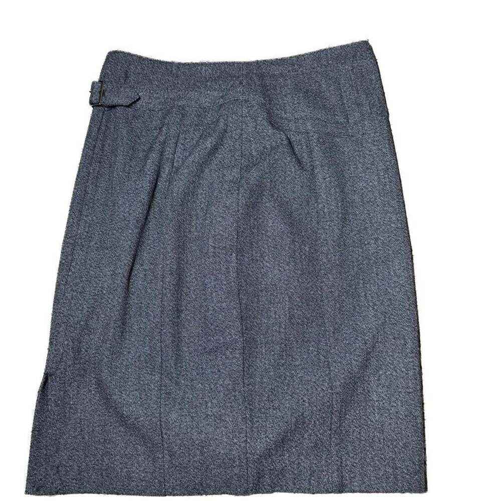 Express Design Studio Gray Wool Blend Pencil Skirt